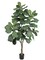 Stunning 6FT Faux Fiddle Leaf Fig Tree - Lush Artificial Ficus for Elegant Home or Office Décor - Lifelike & Maintenance-Free, Floral Home by Artificial Flowers
